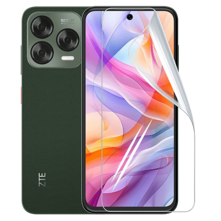 Гидрогелевая пленка Hydrogel Film для ZTE nubia V70 Design, Transparent
