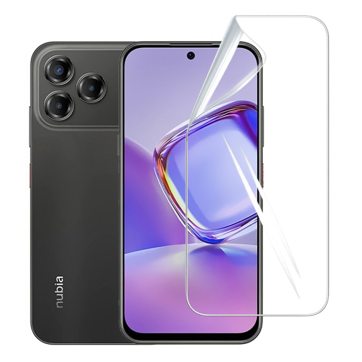 Гидрогелевая пленка Hydrogel Film для ZTE nubia V80 Design, Transparent