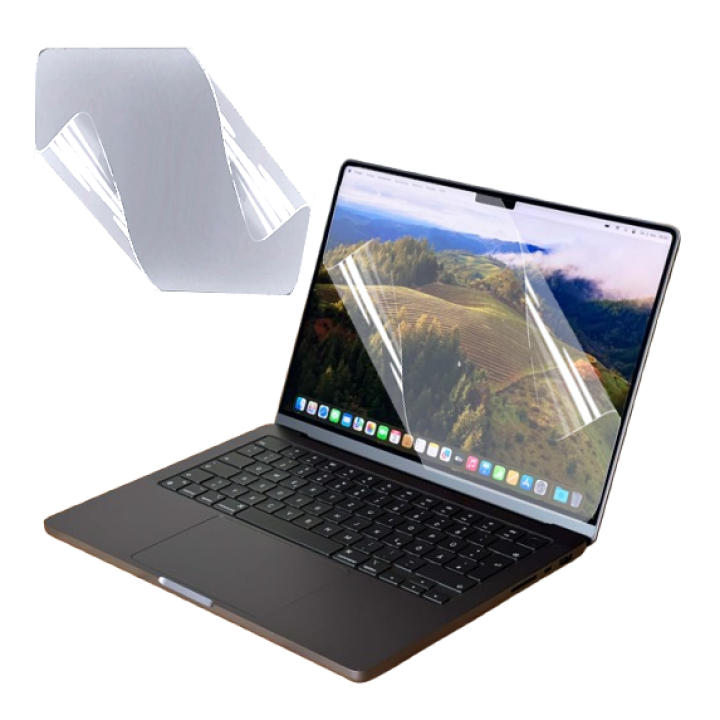 Протиударна гідрогелева плівка Hydrogel Film для Apple MacBook Pro 14" M1 / M2 / M3 2021–2023 (305.88х201.00), Transparent