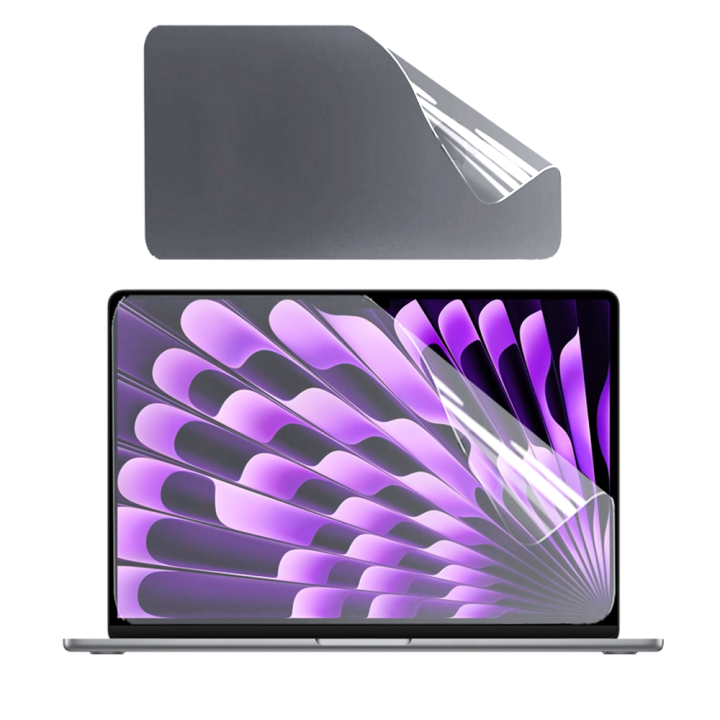 Протиударна гідрогелева плівка Hydrogel Film для Apple MacBook Air 15.3 2023 (223.65х335.25), Transparent