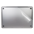 Противоударная гидрогелевая пленка Hydrogel Film для Apple MacBook Pro 16 2019 (242.32х355.70) на нижнюю крышку, Transparent