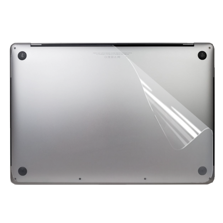 Противоударная гидрогелевая пленка Hydrogel Film для Apple MacBook Pro 13 2020 A2251 (212.25х309.92) на нижнюю крышку, Transparent