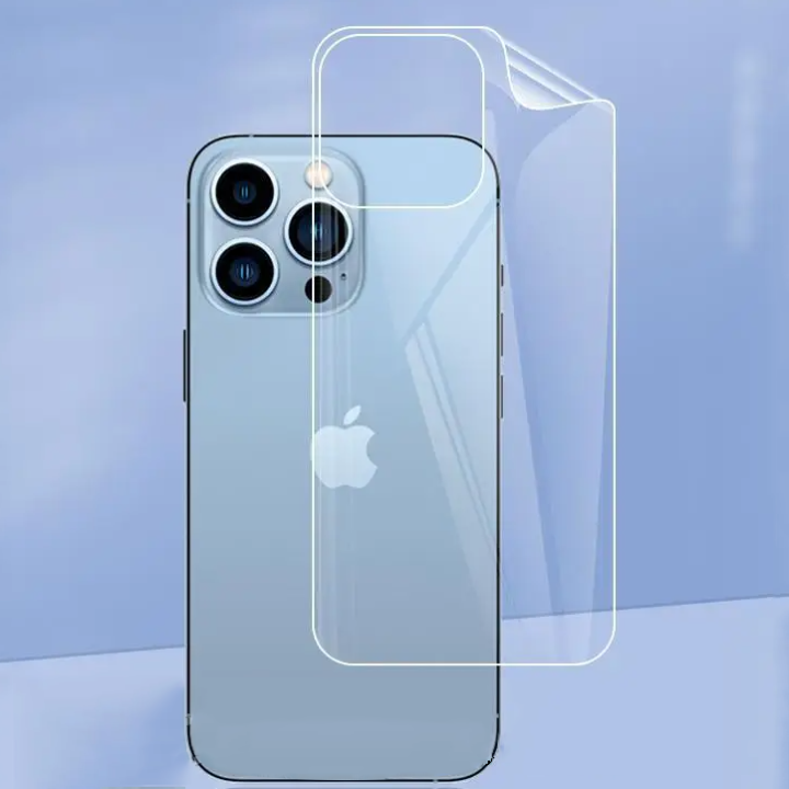 Противоударная гидрогелевая пленка Hydrogel Film для Apple iPhone 14 Pro на заднюю панель, Transparent