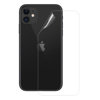 Протиударна гідрогелева плівка Hydrogel Film для Apple iPhone 11 на задню панель, Transparent