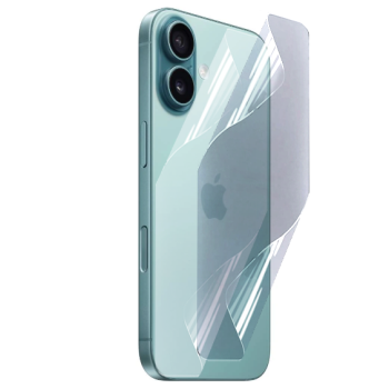 Протиударна гідрогелева плівка Hydrogel Film для iPhone 16 Plus на задню панель, Transparent