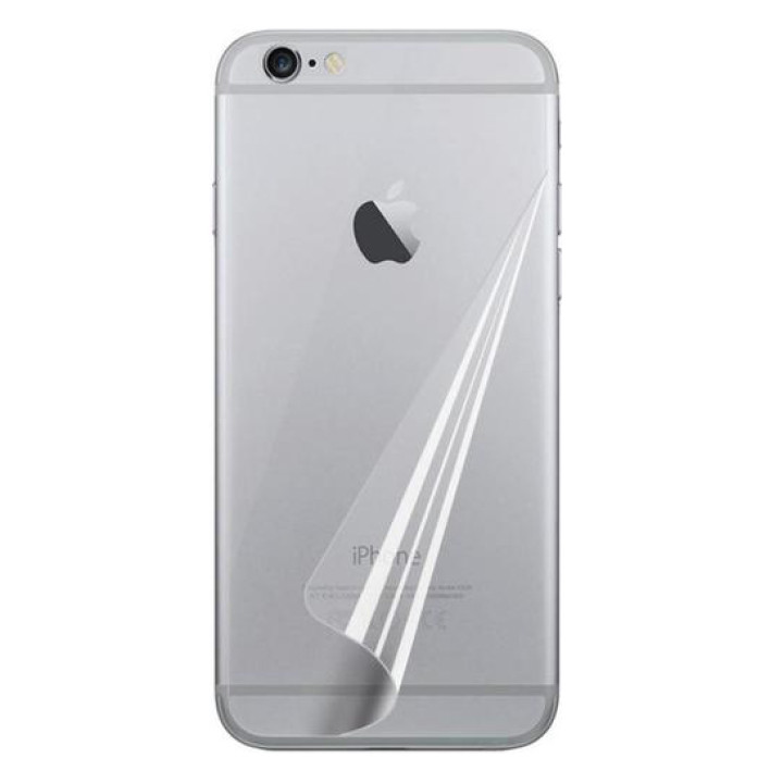 Противоударная гидрогелевая пленка Hydrogel Film для Apple iPhone 6S plus на заднюю панель, Transparent