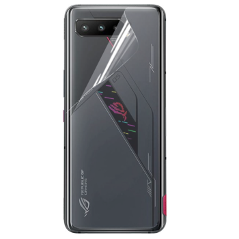 Протиударна гідрогелева плівка Hydrogel Film для Asus ROG Phone 5 Pro на задню панель, Transparent