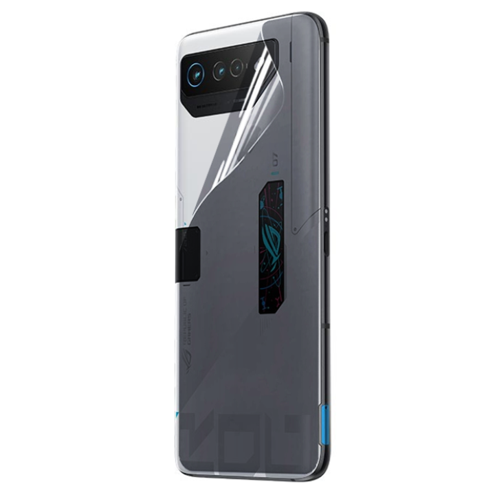 Противоударная гидрогелевая пленка Hydrogel Film для Asus ROG Phone 7 Ultimate​ на заднюю панель, Transparent