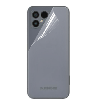 Противоударная гидрогелевая пленка Hydrogel Film для Fairphone 4 на заднюю панель, Transparent