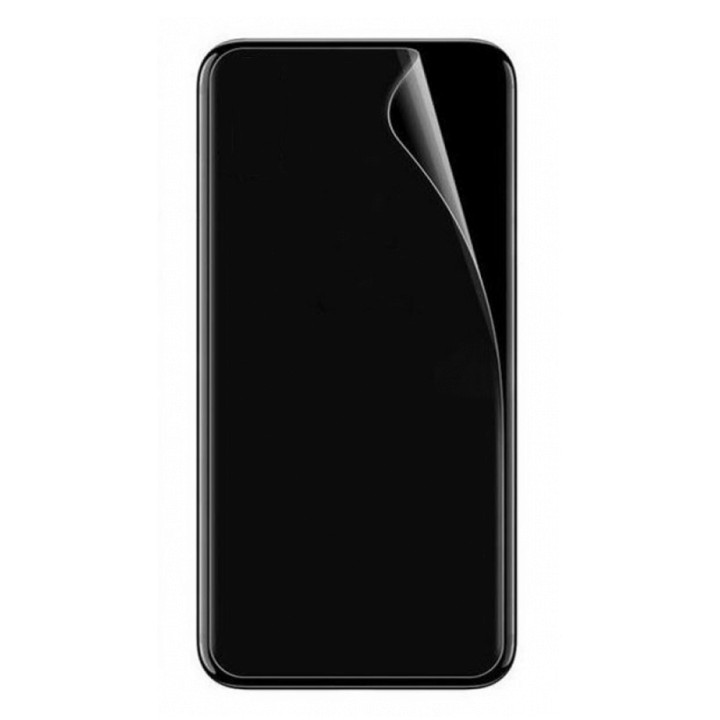 Противоударная гидрогелевая пленка Hydrogel Film для Motorola One Vision Plus на заднюю панель, Transparent