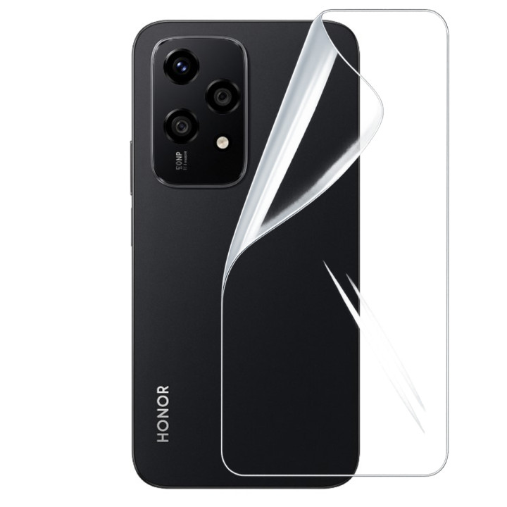 Гидрогелевая пленка Hydrogel Film для Honor 200 lite на заднюю панель, Transparent