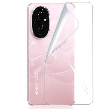 Гидрогелевая пленка Hydrogel Film для Honor 200 на заднюю панель, Transparent