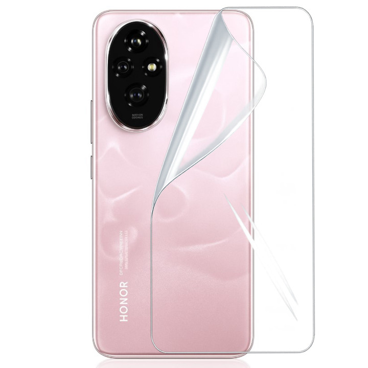 Гидрогелевая пленка Hydrogel Film для Honor 200​​​​​​​ на заднюю панель, Transparent