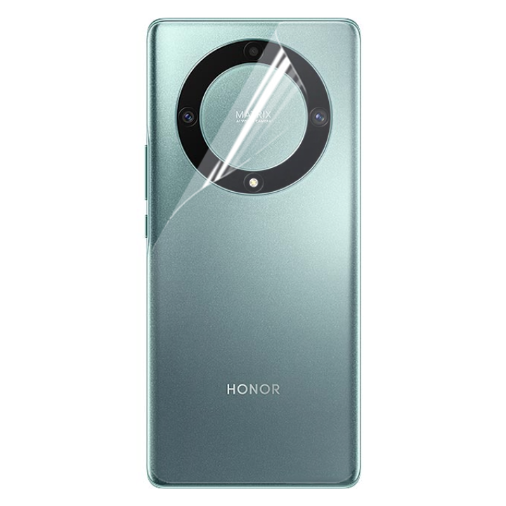 Противоударная гидрогелевая пленка Hydrogel Film для Honor Magic 5 Lite на заднюю панель, Transparent