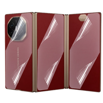 Протиударна гідрогелева плівка Hydrogel Film для Huawei Mate XT Ultimate Design 3шт на задню панель, Transparent