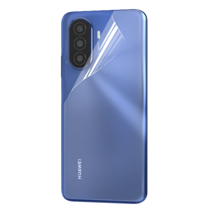 Протиударна гідрогелева плівка Hydrogel Film для Huawei Nova Y70 Plus на задню панель, Transparent