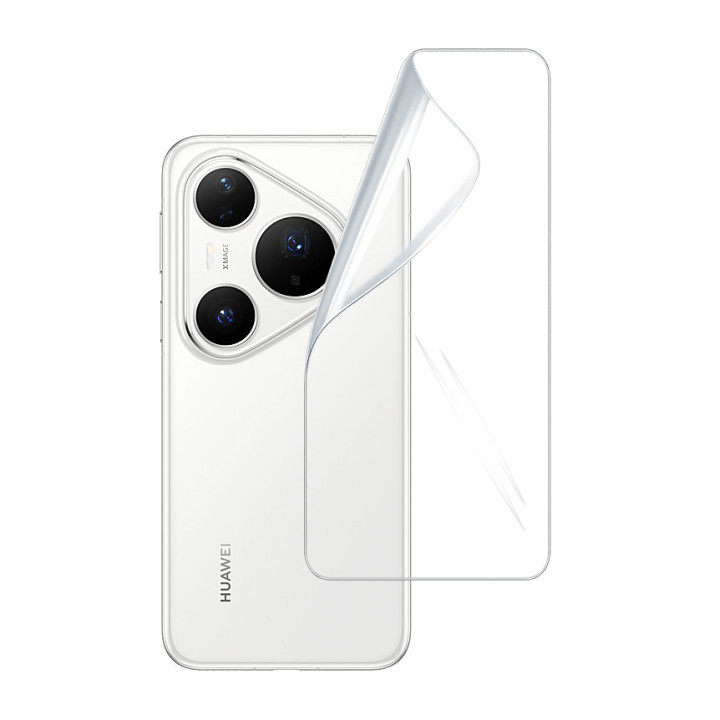 Гидрогелевая пленка Hydrogel Film для Huawei Pura 80 Pro на заднюю панель, Transparent