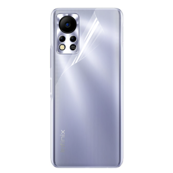 Противоударная гидрогелевая пленка Hydrogel Film для Infinix Hot 11S NFC на заднюю панель, Transparent