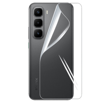 Протиударна гідрогелева плівка Hydrogel Film для Infinix Hot 60 Pro+ на задню панель, Transparent
