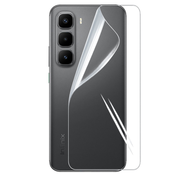 Протиударна гідрогелева плівка Hydrogel Film для Infinix Hot 60 Pro+ на задню панель, Transparent