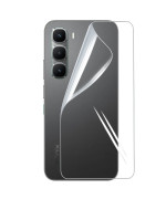 Противоударная гидрогелевая пленка Hydrogel Film для Infinix Hot 60 Pro на заднюю панель, Transparent