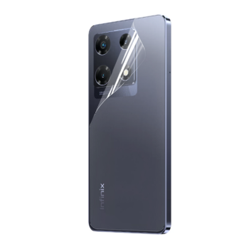 Противоударная гидрогелевая пленка Hydrogel Film для Infinix Note 30 Pro на заднюю панель, Transparent