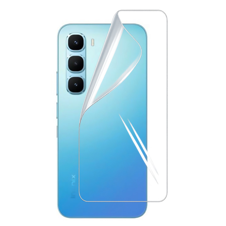 Гидрогелевая пленка Hydrogel Film для Infinix Note 60 Pro на заднюю панель, Transparent