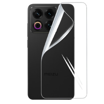Противоударная гидрогелевая пленка Hydrogel Film для Meizu 22 на заднюю панель, Transparent