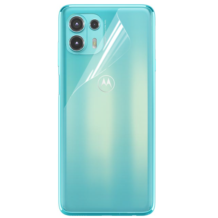 Противоударная гидрогелевая пленка Hydrogel Film для Motorola Edge 20 Lite на заднюю панель, Transparent