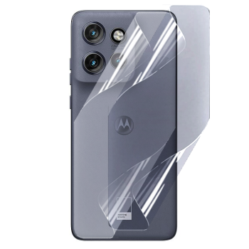 Противоударная гидрогелевая пленка Hydrogel Film для Motorola Edge 50 Neo на заднюю панель, Transparent