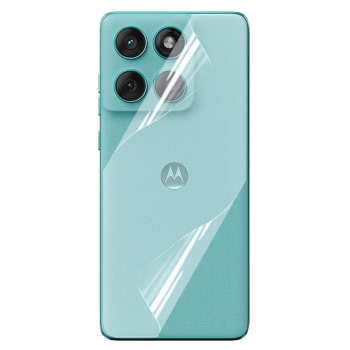 Противоударная гидрогелевая пленка Hydrogel Film для Motorola Edge 60 Fusion на заднюю панель, Transparent