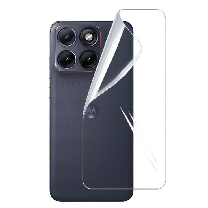 Гидрогелевая пленка Hydrogel Film для Motorola Edge 70 Fusion на заднюю панель, Transparent