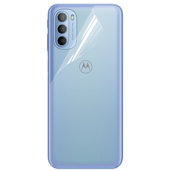 Противоударная гидрогелевая пленка Hydrogel Film для Motorola G31 на заднюю панель, Transparent