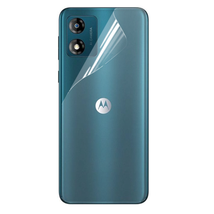 Протиударна гідрогелева плівка Hydrogel Film для Motorola Moto E13 на задню панель, Transparent