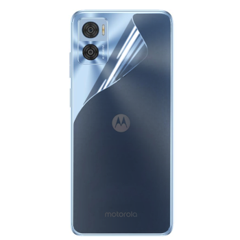Протиударна гідрогелева плівка Hydrogel Film для Motorola Moto E22 / E22i​ на задню панель, Transparent