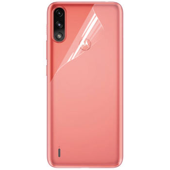 Протиударна гідрогелева плівка Hydrogel Film для Motorola Moto E7 Power на задню панель, Transparent