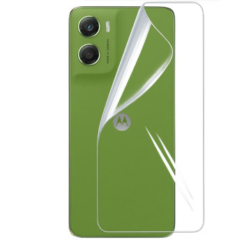 Протиударна гідрогелева плівка Hydrogel Film для Motorola Moto G06​ на задню панель, Transparent