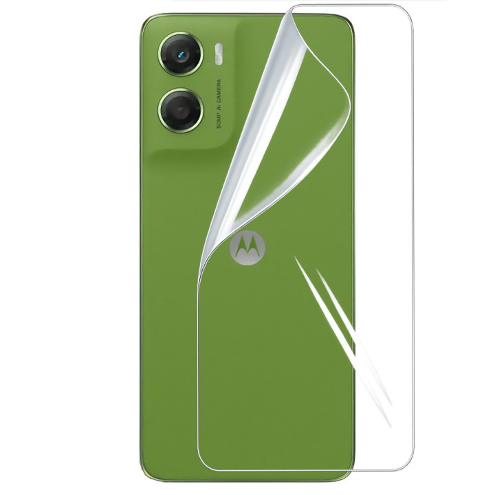 Протиударна гідрогелева плівка Hydrogel Film для Motorola Moto G06​ на задню панель, Transparent
