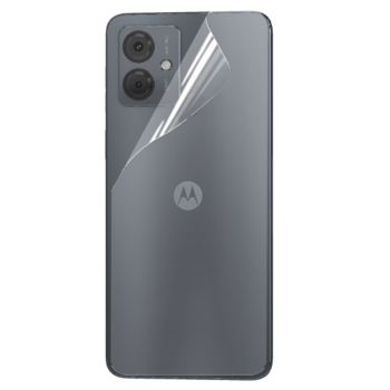Противоударная гидрогелевая пленка Hydrogel Film для Motorola Moto G14 на заднюю панель, Transparent