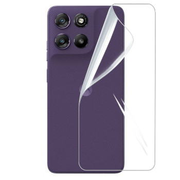 Гідрогелева плівка Hydrogel Film для Motorola Moto G67 Power на задню панель, Transparent