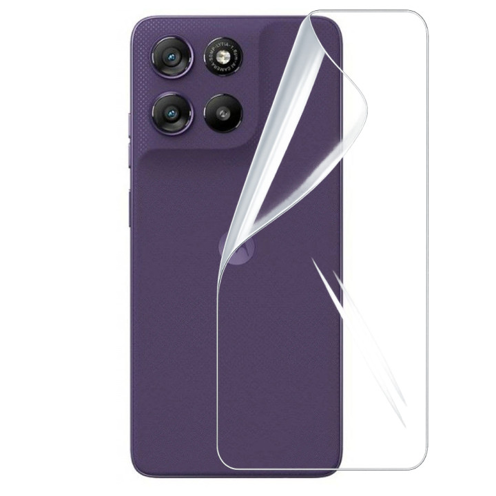 Гідрогелева плівка Hydrogel Film для Motorola Moto G67 Power на задню панель, Transparent
