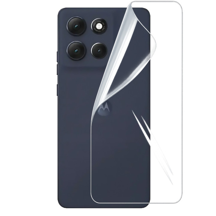 Гідрогелева плівка Hydrogel Film для Motorola Moto G86 Power​​​ на задню панель, Transparent