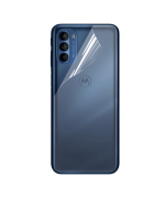 Противоударная гидрогелевая пленка Hydrogel Film для Motorola Moto G41 на заднюю панель, Transparent