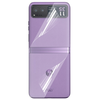 Протиударна гідрогелева плівка Hydrogel Film для Motorola Razr 40​ на задню панель, Transparent