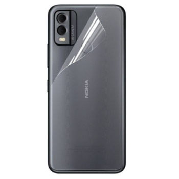 Противоударная гидрогелевая пленка Hydrogel Film для Nokia C22 на заднюю панель, Transparent