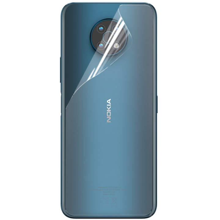 Противоударная гидрогелевая пленка Hydrogel Film для Nokia G50 на заднюю панель, Transparent