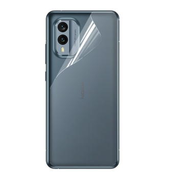 Противоударная гидрогелевая пленка Hydrogel Film для Nokia X30 на заднюю панель, Transparent