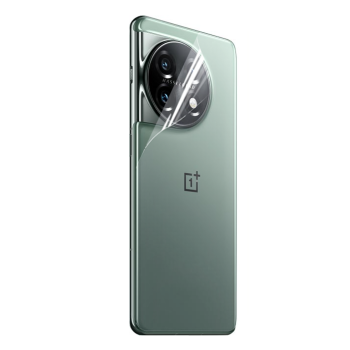Противоударная гидрогелевая пленка Hydrogel Film для Oneplus 11 на заднюю панель, Transparent