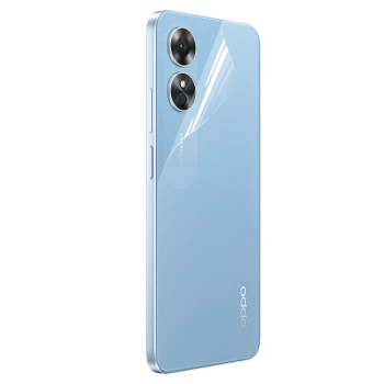 Противоударная гидрогелевая пленка Hydrogel Film для Oppo A17 на заднюю панель, Transparent