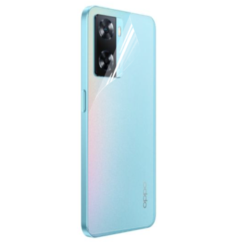 Противоударная гидрогелевая пленка Hydrogel Film для Oppo A57s на заднюю панель, Transparent